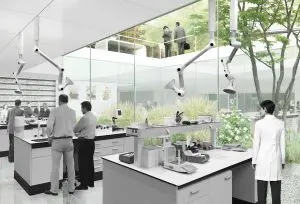 Uitbreiding hoofdkantoor IFF Hilversum. HOH Architects.