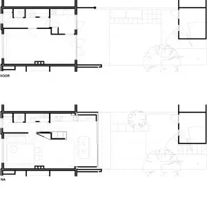 plattegronden voor en na