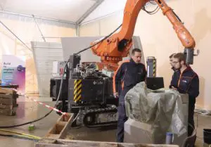 De printer wordt computergestuurd