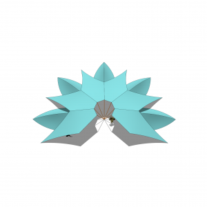 Communitytent Bending Bamboo. Ontwerp: Bernd de Groot