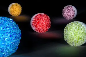 De Glasio-panelen zijn in een groot aantal kleuren verkrijgbaar. (Foto: Rob Lamping fotografie)