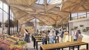 Interieur markthal Schalkwijk