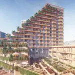 Houten woongebouw Rotterdam