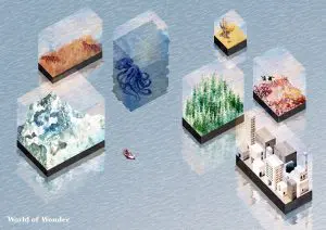 World of Wonder. Giulia Azaria, Iñigo Ruiz en Linda Tonin (SELVATICO, Amsterdam)