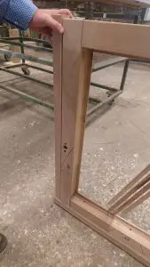 Rechtstreeks contact tussen ontwerper en Timmerfabriek Bleumink resulteerde in de ontwikkeling van een stomp draaikiepraam. (Foto: Bureau SLA)