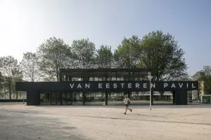 Winnaar 2018 in de categorie placemaking. Van Eesteren Paviljoen, Amsterdam. Foto: Luuk Kramer