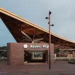 Houten dakconstructie Station Assen