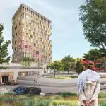 DP6 ontwerpt houten EnergieHotel Ede