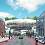 MVRDV- masterplan zwevende tuin Karlsruhe