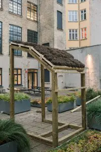 Zeewierpaviljoen voor de openbare ruimte