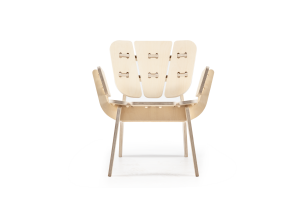 Fabrikoos, SOOF, 'detachable chair', berkenhout, collectie Museum de Fundatie Zwolle en
Heino/Wijhe 