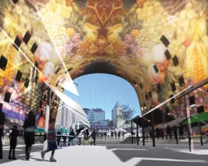 Visualisatie Markthal Rotterdam