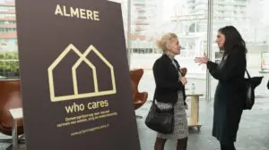 WhoCares. Bijeenkomst Almere. Foto: omroep Flevoland