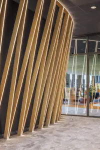 Het Visitor Center van Boskalis is ook een gezamenlijk project van de bureaus.