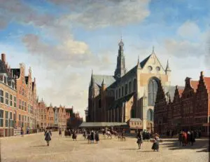 Grote Markt geschilder door Berckheyde