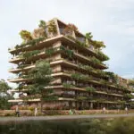 Space&Matter en Onis Vastgoed hebben een tender in Deventer gewonnen met een natuurinclusief woongebouw dat uitkijkt over de IJssel.