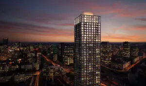 Avond skyline @Atchain