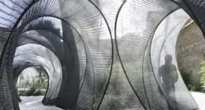 SO–IL presenteert in de tuin van het voormalig Kapucijnenklooster in samenwerking met Dr. Mariana Popescu (TU Delft) en Summum Engineering Common Thread