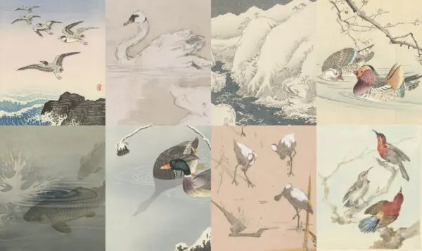 Collectie Online Rijksmuseum: zoekopdracht winterlandschap met vogels.