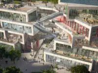 Onlangs presenteerde MVRDV het ontwerp voor het opelucht winkelcentrum LuLa Light Mall voor de Chinese stad Chengdu.