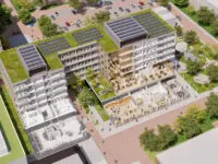 Kadans Science Partner ontwikkelt op het Utrecht Science Park een circulair laboratoriumgebouw. naar een ontwerp van cepezed.