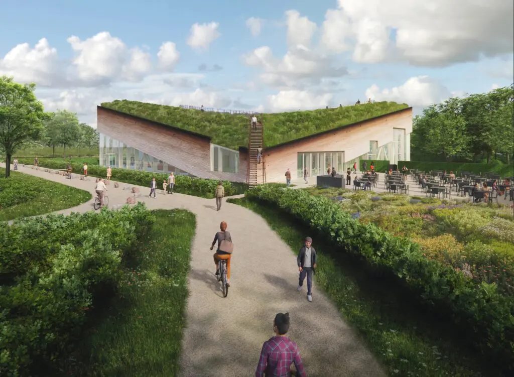 Op woensdag 2 september 2026 opent Zijne Majesteit de Koning officieel Museumpark VONK - naar een ontwerp van Marco Vermeulen - in Eindhoven. 