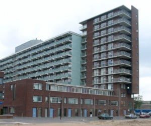 Gerenoveerde flat Florijn Noord met woningen en appartementen op de kop