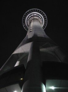 Sky tower in Auckland
