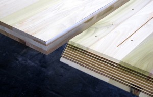 Endless Stair is gemaakt met een nieuw product: Kruislaags gelamineerd tulpenboomhout