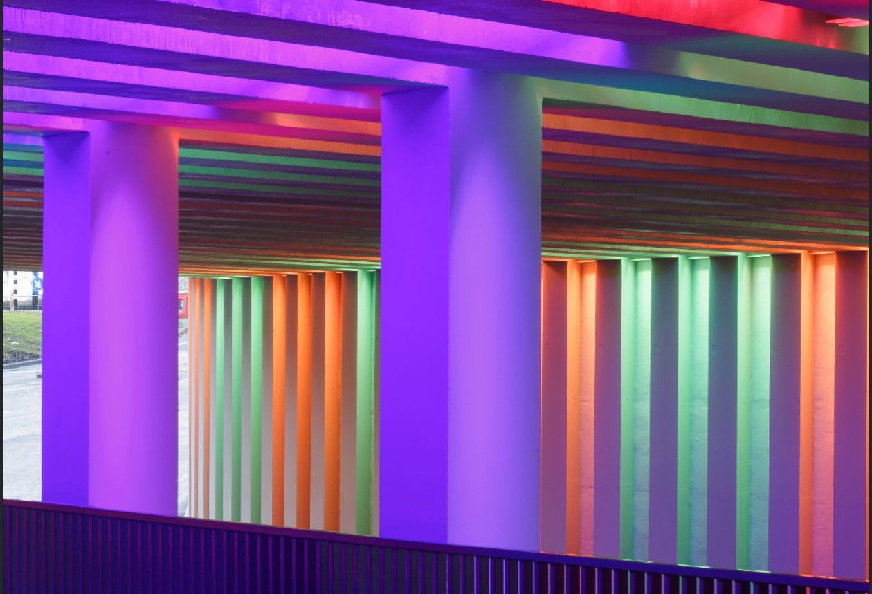 Lichtkunstwerken in Zutphen Architectuur.nl