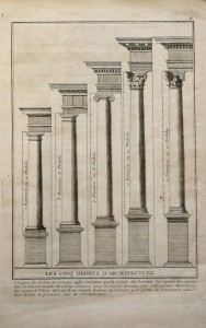 Vijf ordes. Jacopa Barazzo da Vignola. Parijs 1700