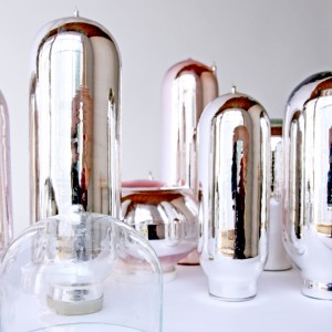 Dewar Light is geïnspireerd
op glas uit de tijd van de wetenschappelijke
ontdekkingen.