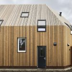 Biobased materialen in geknikt houten huis