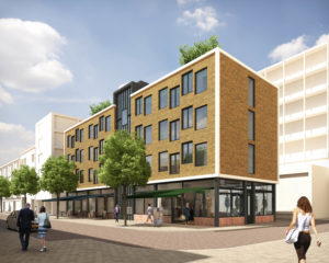 Blok met 21 luxe studio’s (27 m2) aan de Pannekoekstraat in Rotterdam, Kühne & Co