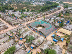 Gemeenschappelijke ruimtes in Rohingya Refugee Response, Cox’s Bazar -Bangladesh