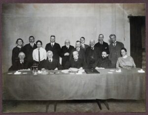 Eerste algemene ledenvergadering B.N.T, 1923.  Bron: Special Collections, Wageningen University & Research – Library
