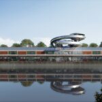 Onder de naam Tornado ontwierp MAD Architects een trap, kunstwerk en belevenis voor het toekomstige museum Fenix in Rotterdam.