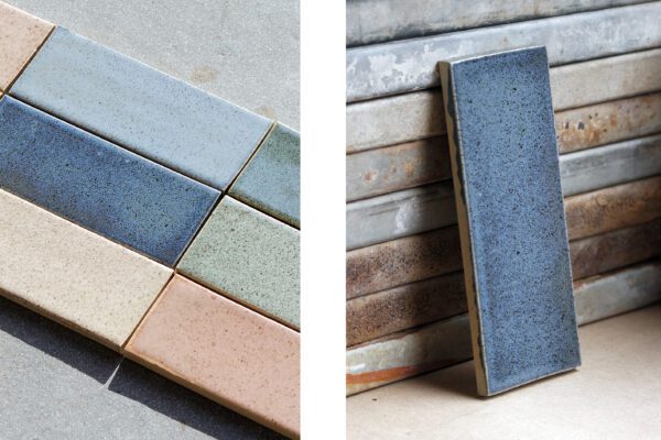 Handgemaakte tegels uit reststromen